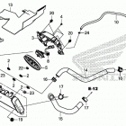 CB500FA Радиатор