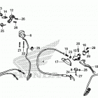 CRF250F A Рычаги,тросы и рулевые переключатели