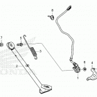CRF300LR AC Подножка