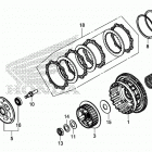 CBR500RA Сцепление