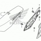 CRF150R AC Сидение и обтекатели сидения