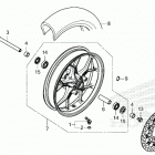 CB650RA AC Переднее колесо