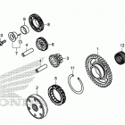 CRF450RL AC Муфта стартера