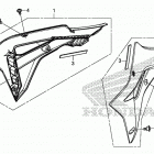 CRF450RL AC Облицовка радиатора