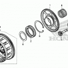 CBR1000SP 2AC Муфта стартера