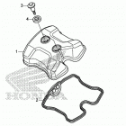 CRF250F A Крышка головки цилиндров