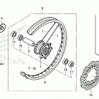CRF300LR AC Переднее колесо
