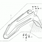 CRF300LR AC Переднее крыло