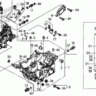CRF1100D 2AC Картер двигателя