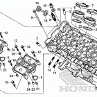 CBR1000RA 2AC Головка цилиндров