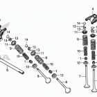 CMX500 A Распределительный вал и клапана