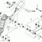 CBR600RA 7AC Rear shock absorber (2)