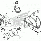 CBR500RA Поддон картера и масляный насос