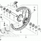 CRF450R AC Переднее колесо