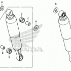 C125A Задние амортизаторы