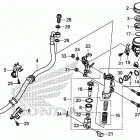 CBR1000S1 Задний тормозной цилиндр