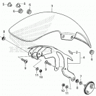 CMX300 AC Переднее крыло