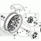 CB500X Переднее колесо