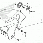 CBR1000SP 2AC Переднее крыло