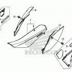 CRF450X AC Сидение и обтекатели сидения