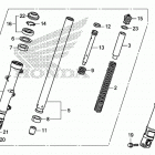 CB500X Передняя вилка