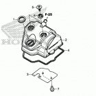 CRF450X AC Крышка головки цилиндров