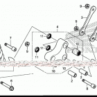 CB500X Задние амортизаторы
