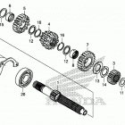 CMX500 A Transmission (mainshaft)