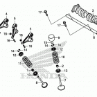 CRF1100D 2AC Распределительный вал и клапана