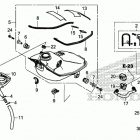CRF250F A Топливный бак