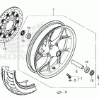 CMX1100D AC Переднее колесо