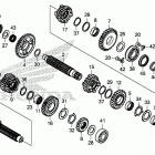 CRF450X AC Трансмиссия