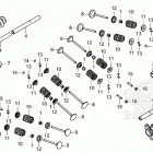 GL1800DA 2AC Распределительный вал и клапана