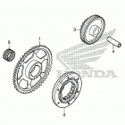 CBR300R Муфта стартера