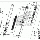 CRF250R AC Передняя вилка