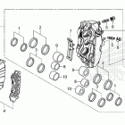 GL1800DA 2AC Передний тормозной суппорт левый