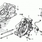 CRF110F A Картер двигателя