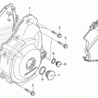 CMX300 AC Крышка картера левая