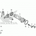 CRF150R AC Распределительный вал и клапана