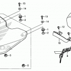 CBR1000SP 2AC Сиденье
