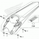 CRF450R AC Задний бампер