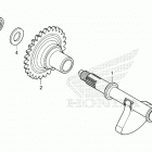 CRF450R AC Валансирный вал
