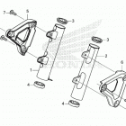CT125A AC Кронштейн фары
