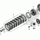 CRF1100A4 2AC Сцепление