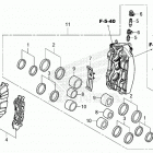 GL1800DA 2AC Передний тормоз правый