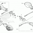CBR600RR 6A Задний фонарь
