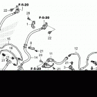 GL1800DA 2AC Brake hose@brake pipe