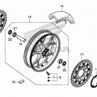 CBR1000SP 2AC Переднее колесо