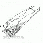 CRF450X AC Задний бампер