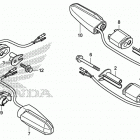 C125A AC Задний фонарь
